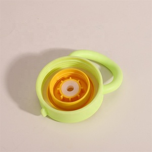 Gobelet isotherme portable personnalisé en acier inoxydable 316, à double ouverture, avec poignée et paille, design créatif et coloré pour filles - Product Image 6