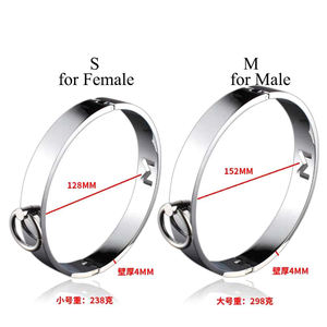 <span class=keywords><strong>Collar</strong></span> de cuello de acero inoxidable para mujer, BDSM, juegos, esclavo, juguetes - Product Image 5