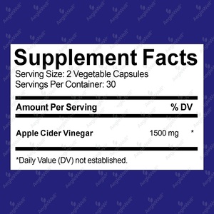 Cápsulas de vinagre de sidra de manzana orgánico AegleWell mejoradas con canela, cúrcuma-Ultra suplemento para la circulación digestiva - Product Image 6