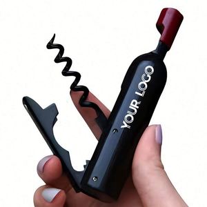 Custom Logo Giveaway Mini <b>Gifts</b> Fridge Magnet Beer Bottle Cockscrew Wine Opener Personalized Souvenir Business <b>Gift</b> - Product Image 1