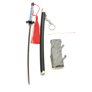 Portachiavi Anime Katana con spada in metallo Mini alla moda personalizzato per cacciatrice di demoni Kamado Tanjiro include Logo personalizzato - Product Image 5