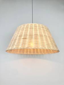 <b>Bamboo</b> <b>Shade</b> Pendant <b>Lighting</b> Natural Woven Rattan 18 24 30 36 Custom Sizes Finishes Hanging Lamp OEM Supplier - Product Image 5