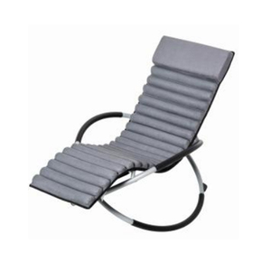 Rocking Recliner <b>Outdoor</b> Chair Contemporary <b>Foldable</b> Beach Chair With Metal Frame - Product Image 2