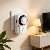 Minuteur mécanique 24 heures, 48 programmes, IP20, norme américaine, pour importateurs mondiaux, vente en gros, approvisionnement stable