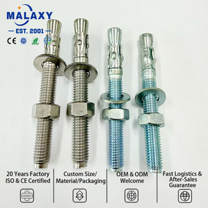 Anclajes <span class=keywords><strong>de</strong></span> Cuña <span class=keywords><strong>de</strong></span> Acero al Carbono Malaxy, Pernos <span class=keywords><strong>de</strong></span> Expansión para Concreto <span class=keywords><strong>de</strong></span> Alta Resistencia, Anclajes <span class=keywords><strong>de</strong></span> Cuña con Rosca - Product Image 1