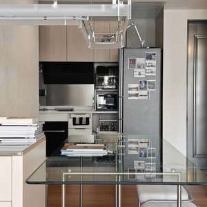 Mesa de comedor de vidrio, estructura rectangular estable, diseño minimalista moderno para sala de estar - Product Image 3