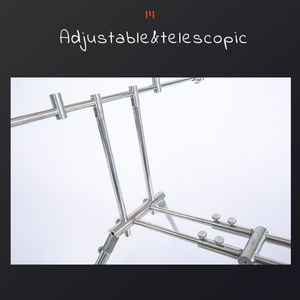 Rod Pod Portable en Acier Inoxydable <span class=keywords><strong>pour</strong></span> la Pêche à la <span class=keywords><strong>Carpe</strong></span>, <span class=keywords><strong>Support</strong></span> Pliant et Télescopique Réglable <span class=keywords><strong>pour</strong></span> Accessoires et Matériel de Pêche en Lac - Product Image 3