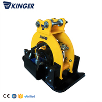 Compacteur de sol hydraulique KINGER pour excavatrice