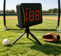 Radar Kecepatan Olahraga Grosir, Speedometer Plastik untuk Bulu Tangkis, Tenis, Bisbol, Golf & Sepak Bola