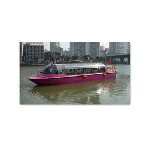 50seats Fiberglass Water Taxi speed passenger Boat for sale