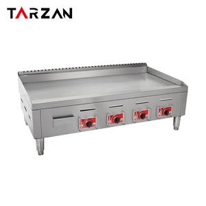 Grill à gaz professionnel à quatre brûleurs pour restaurant, hôtel et food truck – Vente directe usine - Product Image 1