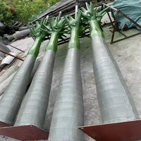 Tronc en fibre de verre paysage faux palmier intérieur extérieur grand arbre de noix de coco de Simulation pour la décoration de jardin fabricant d'arbre
