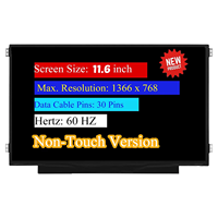 Panel Layar LCD LED 11,6" NT116WHM-N21 Non-Touch HD 1366X768 30 Pin