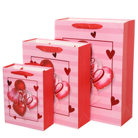 Sac fourre-tout blanc pour la Saint-Valentin avec poignée Flexiloop et impression offset