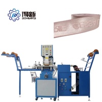 Machine à embosser les logos sur rubans à deux lignes, une machine à double sortie