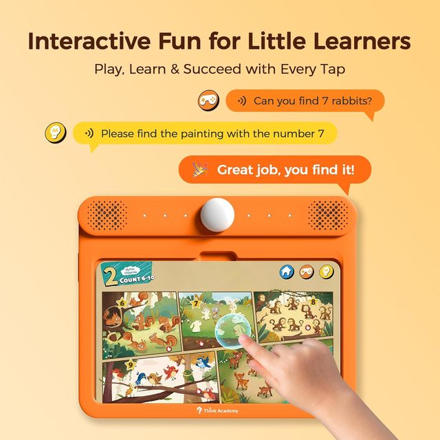 Toddler Smart Learning Tablet - CPSIA CPC Certified Portable Educational Pad for Infants