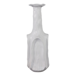 Vaso per Fiori in Ceramica Alto Decorativo con Design Artistico Curvo per Soggiorno e Fiori Freschi - Product Image 1