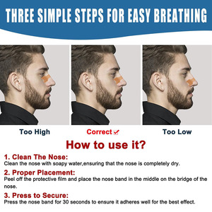 Cerotti Nasali Extra Forti che Aprono Fisicamente i Passaggi Nasali per un Migliore Flusso d'Aria - Product Image 3