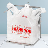 Sacs en T-shirt biodégradables personnalisés à bas prix pour les supermarchés