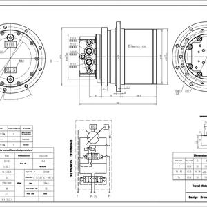 Belparts Final Drive IHI Imer 25J Mini Excavator Spare Parts Hydraulic Travel Motor Assembly <b>Construction</b> <b>Machinery</b> - Product Image 2