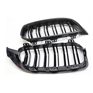 Accesorios Personalizados para Automóviles, Rejilla Delantera de Fibra de Carbono Preimpregnada para <span class=keywords><strong>BMW</strong></span> M3 F80 M4 F82, Reemplazo de Rejilla de Carbono - Product Image 3