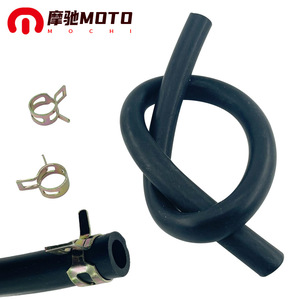 Línea de aceite Moto Mochi M7 con abrazaderas para sistema de frenos de motocicleta, manguera de goma, bomba superior, compatible con modelos generales - Product Image 1