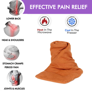 Wheat <strong>Bag</strong> <strong>Microwave</strong> Period Pain Relief Heat Pad Portable Hot Compress Reusable Clay Beads Heat Pack - Product Image 3