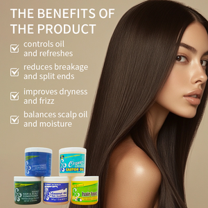 Acondicionador en Gel Herbal Sin Enjuague <span class=keywords><strong>para</strong></span> Cabello Grueso, <span class=keywords><strong>Rizado</strong></span> y Natural, Hidratante, Protector, Cuidado del Color y Anti-Rotura - Product Image 5