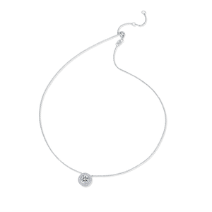 Nouveau Collier Pendentif Symbole de Paix Anti-Guerre en Argent Sterling Plaqué Or 18K avec Moissanite 1CT pour Femme, Anniversaire, de l'Usine de Bijoux - Product Image 2