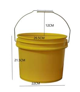 Seau rond en plastique robuste fabriqué avec des matériaux de qualité alimentaire et non toxiques, seaux multi-usages, fabricant chinois <span class=keywords><strong>SDPAC</strong></span> - Product Image 4