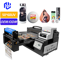 Nouvelle imprimante jet d'encre UV automatique DX7 CMYKW Vernis numérique à plat et rouleau pour coques de téléphone portable, logos, boutique, haute précision 1200 dpi