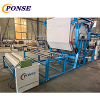 Machine de laminage automatique à bande transporteuse pour colle à base d'eau, pour tapis de voiture en mousse PVC, PU et cuir artificiel