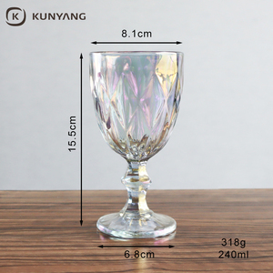 <span class=keywords><strong>Copa</strong></span> <span class=keywords><strong>de</strong></span> Vino Occidental Nueva 2024, <span class=keywords><strong>Copa</strong></span> <span class=keywords><strong>de</strong></span> Vidrio con Relieve <span class=keywords><strong>de</strong></span> Diamante Iridiscente para Bodas, Fiestas y Bares - Product Image 3