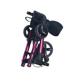 Deambulatore Medico Pieghevole Regolabile in Altezza con Borsa per la Spesa - Ausilio per la Mobilità Elegante e Funzionale - Product Image 2