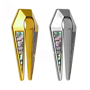 Tai Dangle Key Hole Shape Ear Trọng Lượng EarDrop Nhẫn Vàng Bạc Shell Ear Expander Cắm Body Piercing Trang Sức