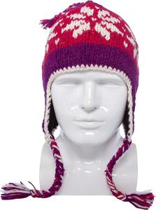 Cappello in maglia con fiocco di neve Unisex in lana Chullos Sherpa Vintage invernale - Product Image 2