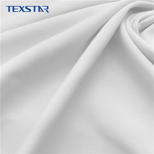 Dry Fit White <strong>Polyester</strong> Spandex Stretch Plain <strong>Sublimation</strong> Printing Jersey Fabric For Sportswear Athletic Uniform - Product Image 6