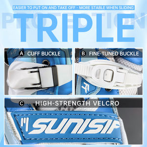 Patines en Línea Profesionales OEM de Fibra de Carbono para Niños, Ajustables, con <span class=keywords><strong>Ruedas</strong></span> de PU para Carreras, Estilo Libre, Patines de Slalom para Niños - Product Image 6