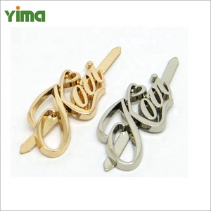Etichette Metalliche Personalizzate 3D Incise per Scarpe e Borse, Targhette con Lettere, Etichette Metalliche con <span class=keywords><strong>Nome</strong></span>, Logo in Metallo per Borse e Borsette - Product Image 4