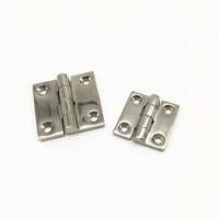 En stock 38*38mm en acier inoxydable 316 poli miroir carré charnière bout à bout
