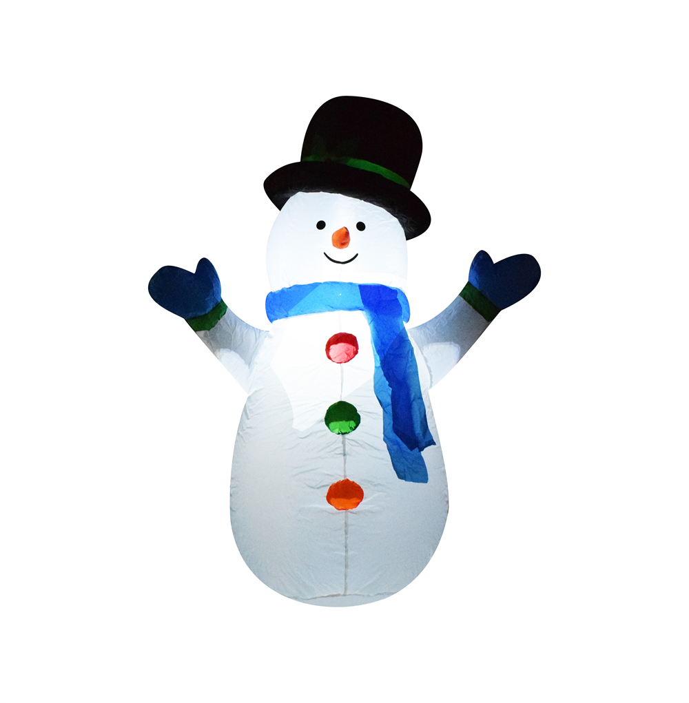 Muñeco de nieve inflable de La Navidad DE LOS 4FT con la luz llevada