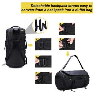 Sac de sport de voyage pour homme avec compartiment à chaussures, échantillon gratuit, sac de sport portable personnalisé, sacs de sport pour baskets - Product Image 3