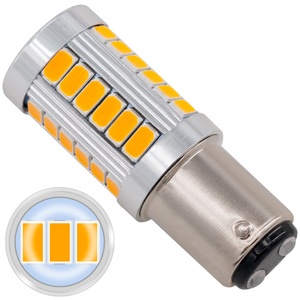 Luz Đèn Hậu Xe Hơi Halo BA15S Led 24V Cho Xe Carros P21W Màu Đỏ Hổ Phách Đèn Hậu Xe Hơi 1156 <span class=keywords><strong>1157</strong></span> 7440 7443 3156 Ổ Cắm Bóng Đèn LED Tự Động - Product Image 5