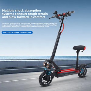 Scooter Eléctrico Personalizable <span class=keywords><strong>de</strong></span> Aluminio, Portátil, 45 <span class=keywords><strong>km</strong></span>/<span class=keywords><strong>h</strong></span>, 15AH, Larga Duración, 10 Pulgadas, para Adultos, para Paseos por la Playa y el Campo - Product Image 6