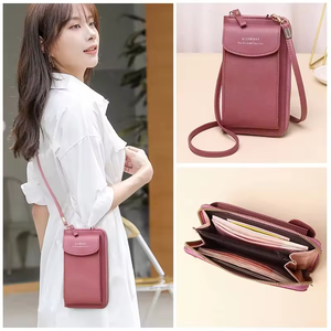 <span class=keywords><strong>Sac</strong></span> à Main Portefeuille de Luxe en PU 2025 pour Femme, Sacs à Bandoulière Portés Main et Croisés, Pochette Téléphone Épaule - Product Image 4