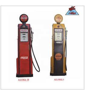 العتيقة التقليد الأمريكية القديمة مضخة الغاز الرجعية خمر المطاوع الحرف اليدوية المعدنية لديكور المنزل تقنية الصب النقش - Product Image 2