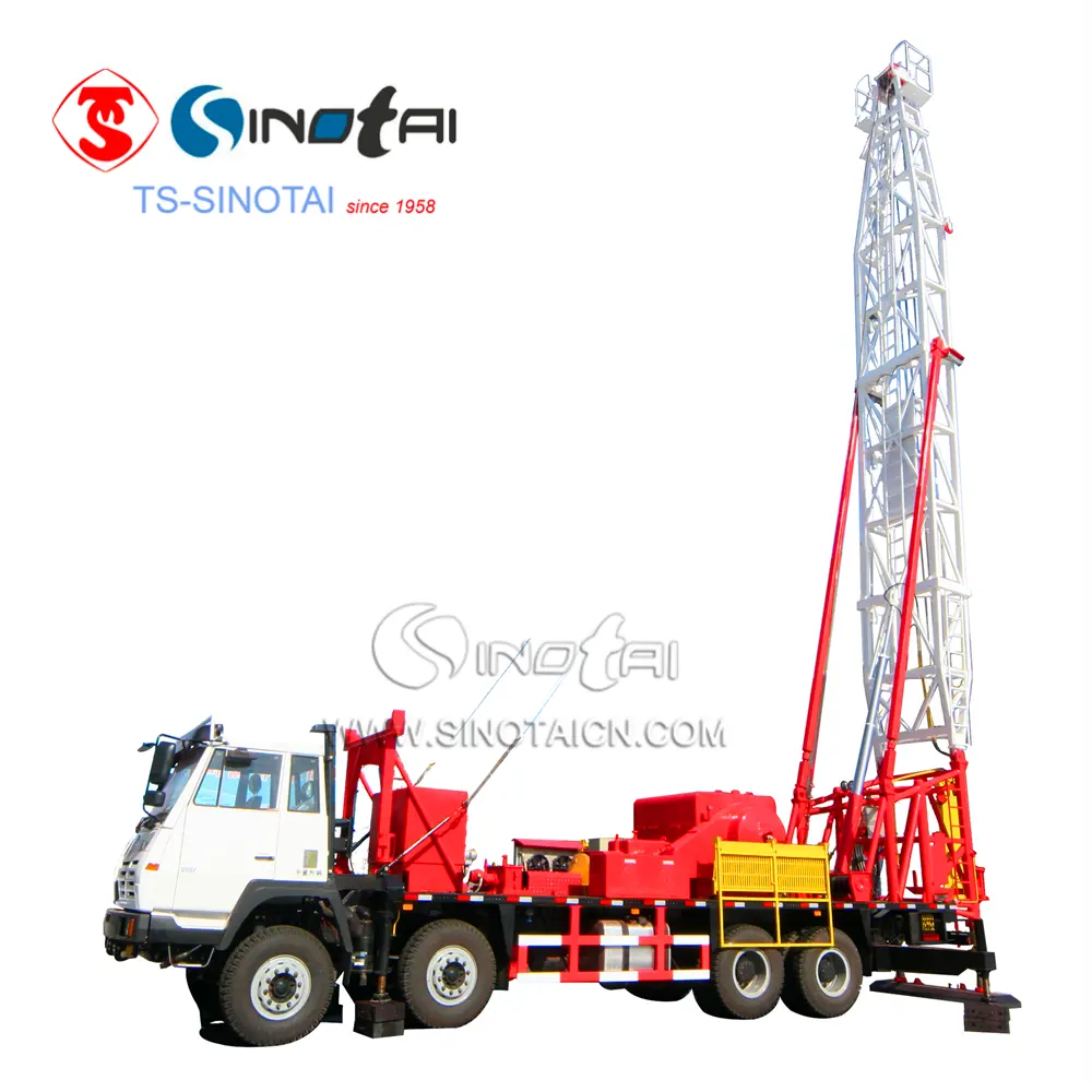 Tedarikçi 750 hp araç sondaj kulesi-503 workover petrol rig workover rig