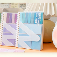 Sticky Note Kit Colored Post-it Notebook Papelería para estudiantes Suministros de oficina