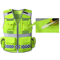 Gilet di Sicurezza ad Alta Visibilità Riflettente - Leggero e Traspirante per Lavori all'Aperto