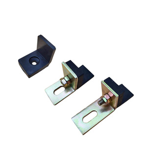 Support d'angle en L anti-vibration pour coussinet amortisseur de chocs de cabine d'ascenseur Hitachi, en caoutchouc et acier allié, court et long - Product Image 4
